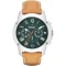 Fossil FS4918 Brown Belt Black Dial