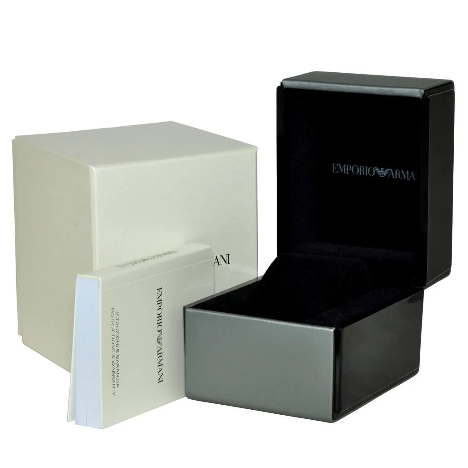 armani watch box packaging