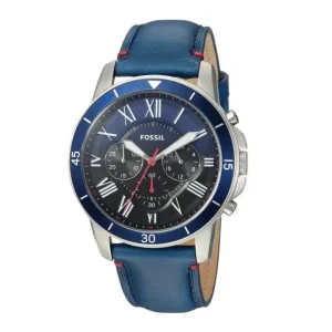 Fossil FS5373 Blue Belt Blue Dial