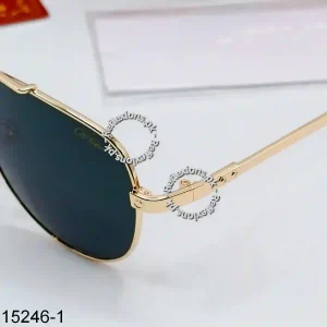 Black Aviator With Elegant Gold Frame